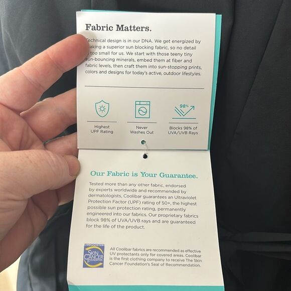 Coolibar women’s xl Navia cover up kimono dress swim upf 50+ sun safe new - Picture 8 of 10